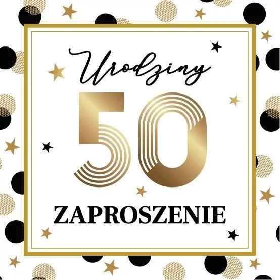 Zaproszenie Urodziny - tantis.pl