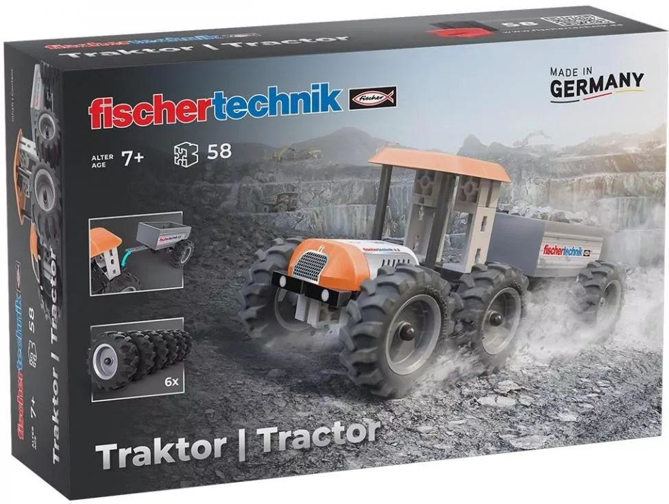 Klocki konstrukcyjne - Traktor 58el - tantis.pl