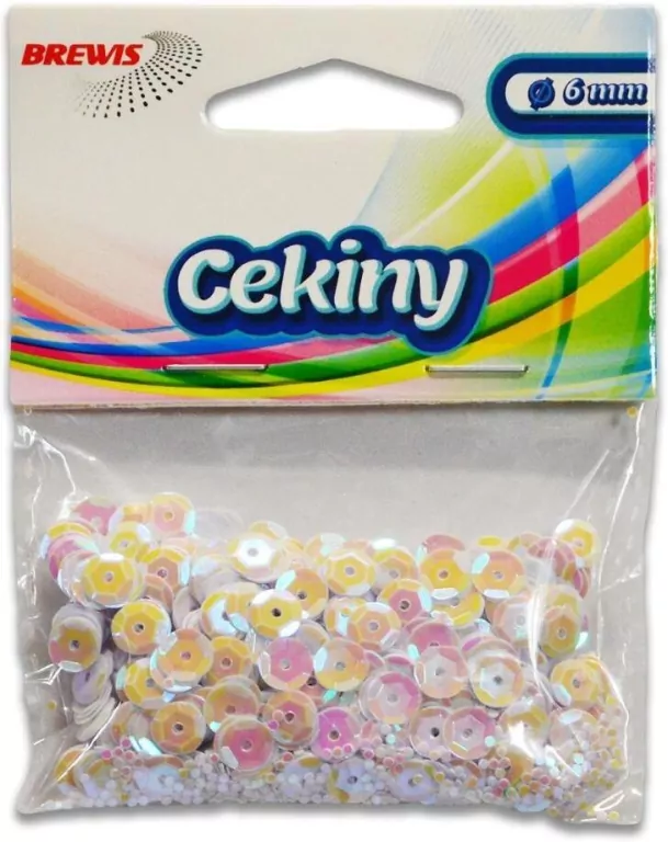 Cekiny tęczowe T 70 biały - tantis.pl