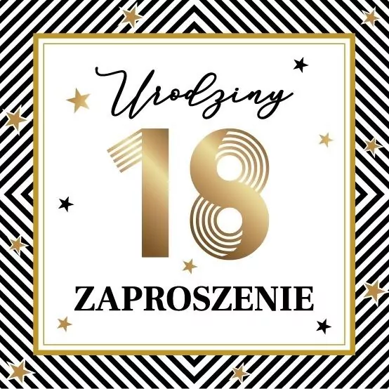 Zaproszęnie Urodziny - tantis.pl