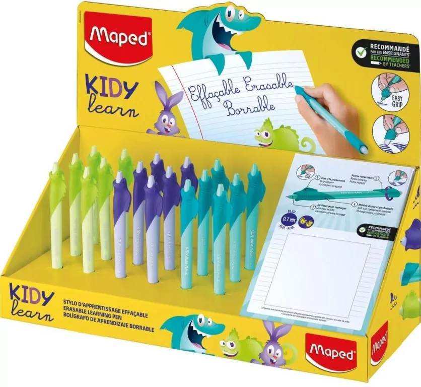 Długopis wymazywalny Kidy Learn (18szt) MAPED - tantis.pl