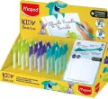 Długopis wymazywalny Kidy Learn (18szt) MAPED - tantis.pl