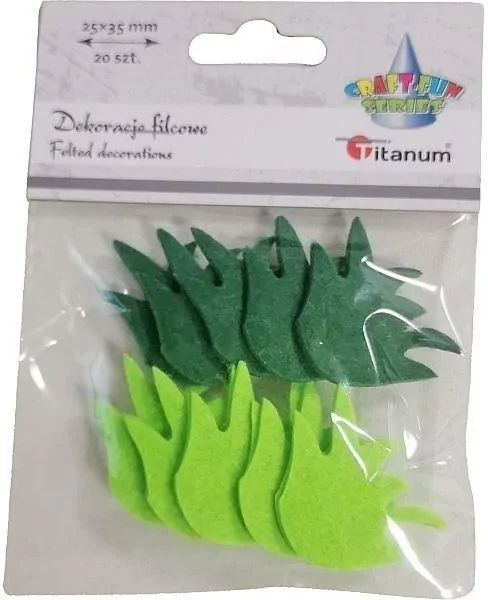 Filcowa trawa 35 x 25 mm, mix - tantis.pl