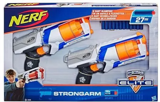 Nerf N-Strike Elite 2x Wyrzutnia Strongarm - tantis.pl
