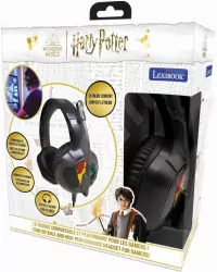 Lexibook. Zestaw słuchawkowy przewodowy gamingowy, Harry Potter HPG10HP