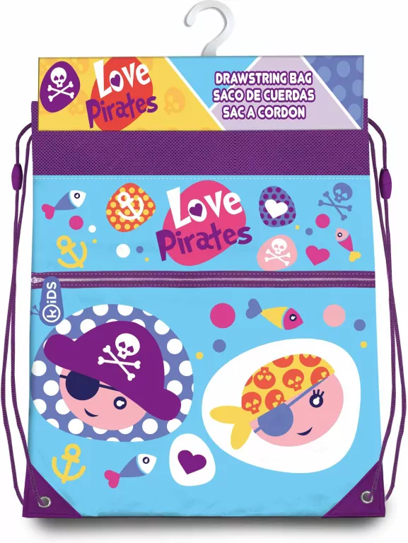 Worek szkolny Love Pirates - tantis.pl