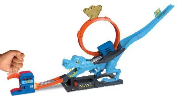 Hot Wheels City Pętla T-Rexa Zestaw - tantis.pl