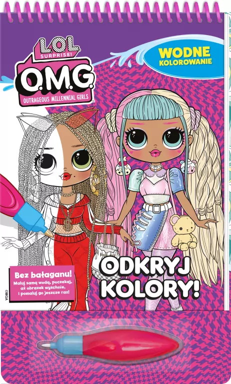 L.O.L. Surprise OMG Odkryj Kolory! Wodne kolorowanie - tantis.pl