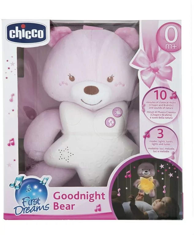 Miś na dobranoc różowy - tantis.pl