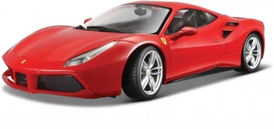 BBurago. Ferrari 488 GTB Red 1:18 - tantis.pl