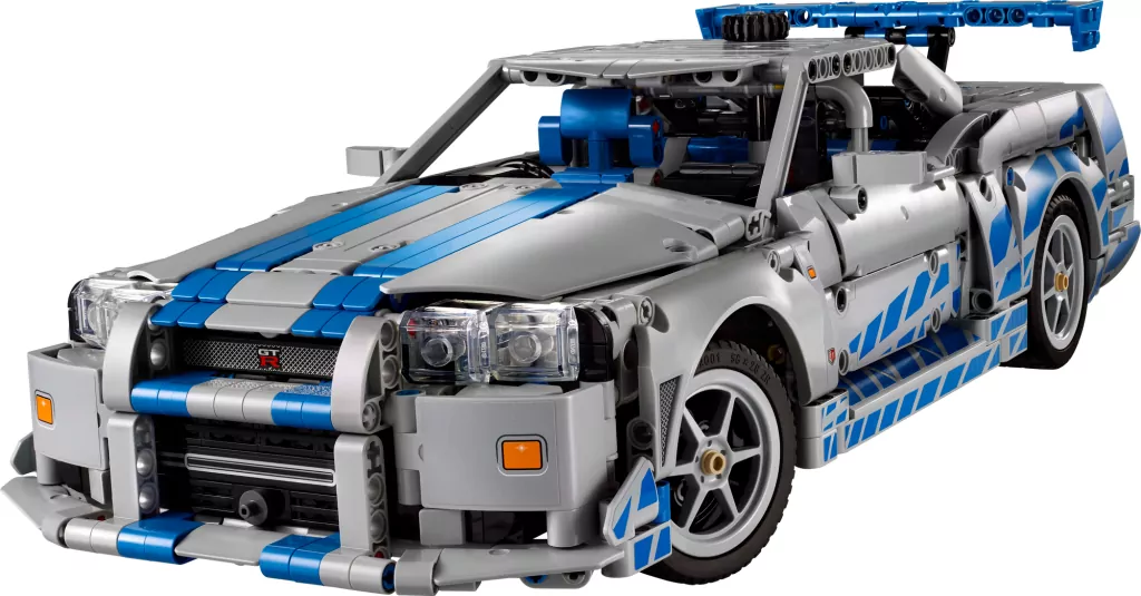 LEGO® Technic. Samochód Nissan Skyline GT-R (R34) z filmu Za szybcy, za wściekli 42210 - tantis.pl