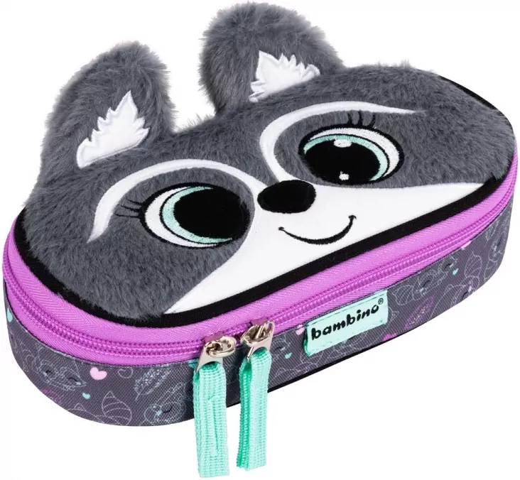 Piórnik saszetka usztywniona Racoon - tantis.pl