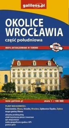 Mapa - Okolice Wrocławia cz. południowa 1:100 000 - tantis.pl