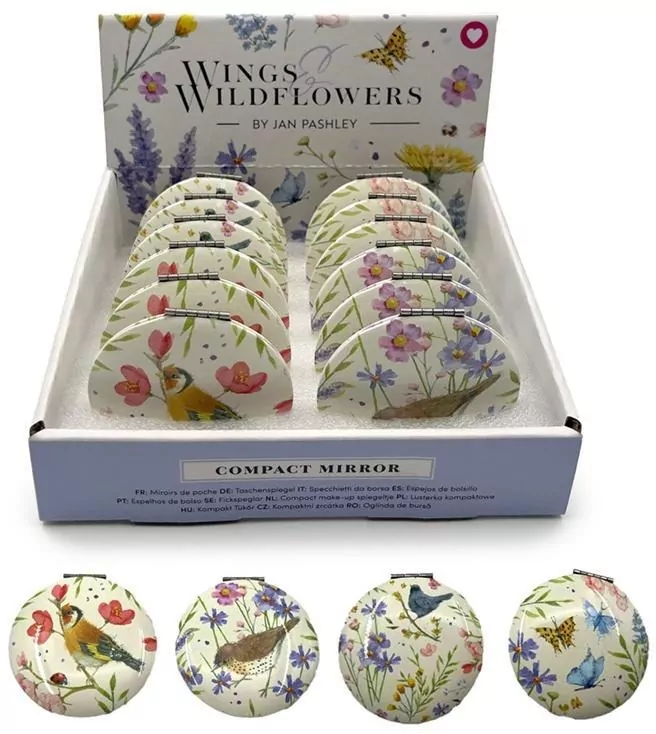 Lusterko kompaktowe Wildflowers mix - tantis.pl