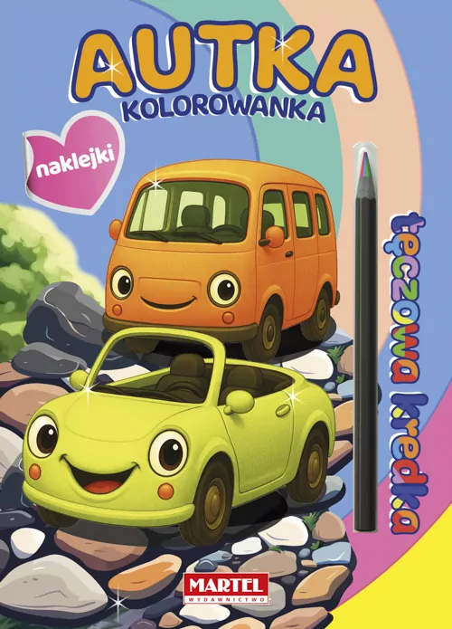 Kolorowanka z kredką Autka - tantis.pl