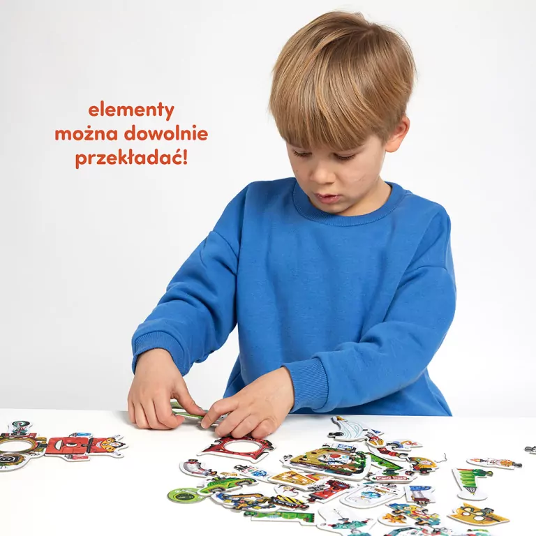 CzuCzu. Puzzle kreatywne. Robot Lab - tantis.pl