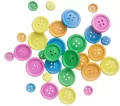 Guziki drewniane neon MIX - tantis.pl
