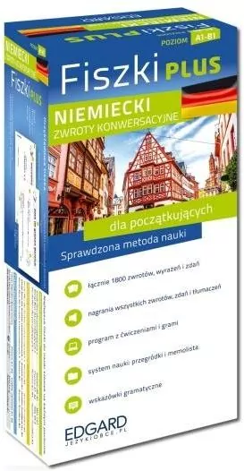 Niemiecki Fiszki Plus Zwroty konwersacyjne dla początkujących - tantis.pl