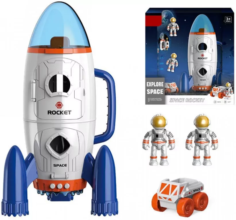 Zestaw duża rakieta i 2 kosmonautów - tantis.pl