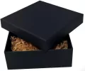 Pudełko tekturowe kraft czarne 15x15x5,5cm - tantis.pl