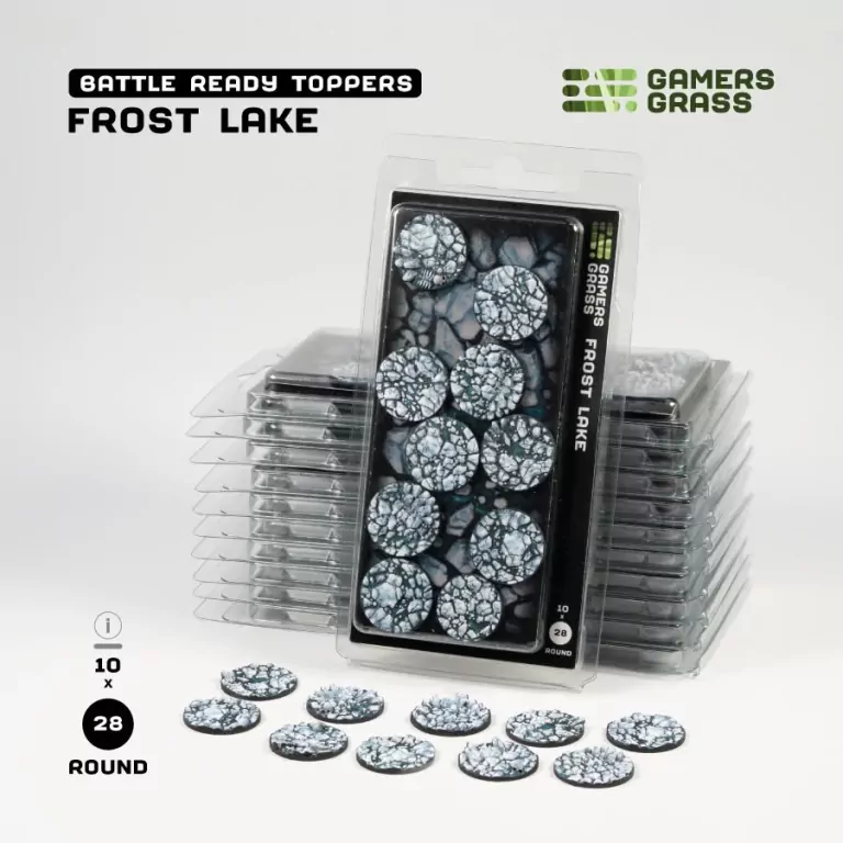 Gamers Grass: Frost Lake - Round 28mm (x10) - tantis.pl
