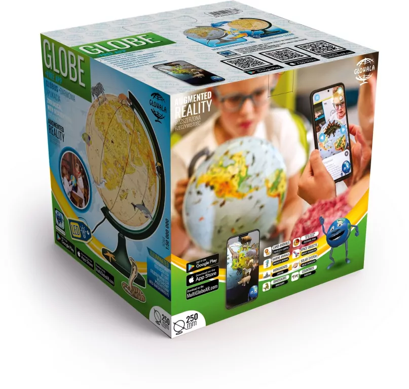Globus 250 zoologiczny z opisem. Multi Globe AR z aplikacją - tantis.pl