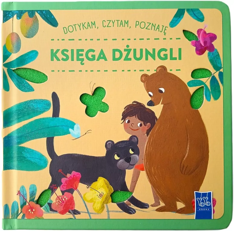Dotykam, czytam, poznaję bajki. Księga Dżungli - tantis.pl
