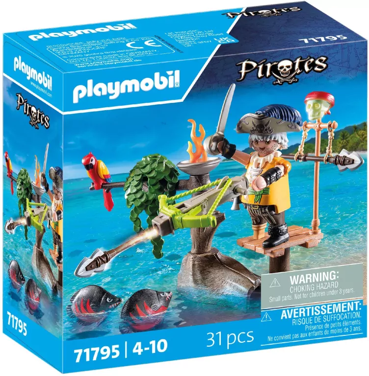 Playmobil Pirat z balistą 71795 - tantis.pl