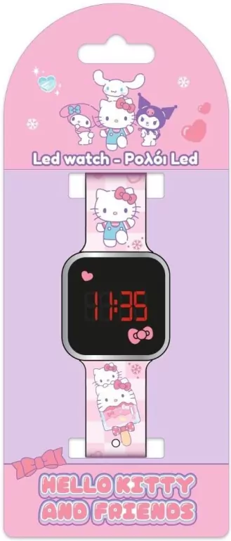 Zegarek cyfrowy led Hello Kitty - tantis.pl
