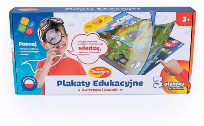 Edukacyjne plakaty. Zwierzęta i Zawody - tantis.pl