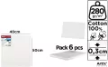 Tablica malarska 40x50x0,3cm 280G/m2 (6szt) - tantis.pl