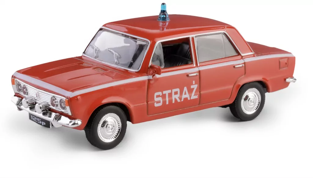 Kolekcja PRL. Fiat 125P Straż - tantis.pl