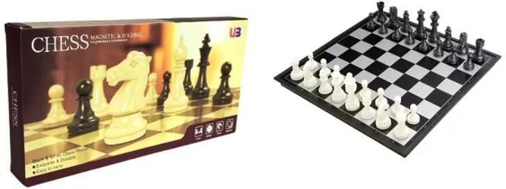 Szachy klasyczne magnetyczne 25x25cm - tantis.pl