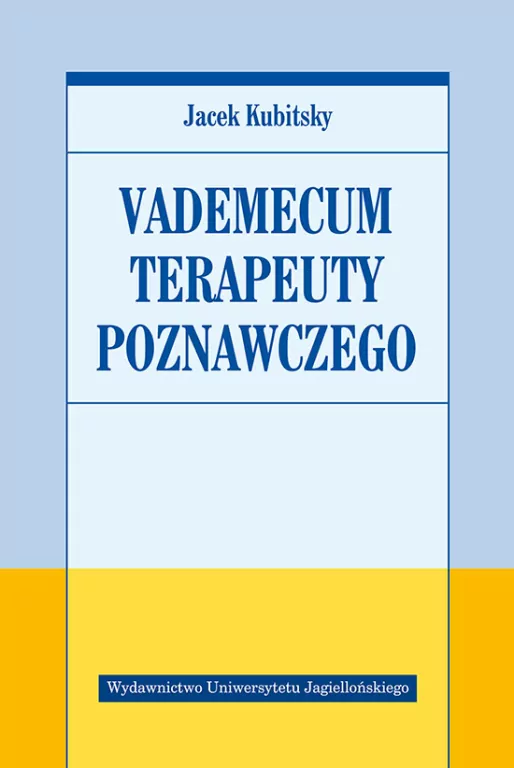 Vademecum terapeuty poznawczego - tantis.pl