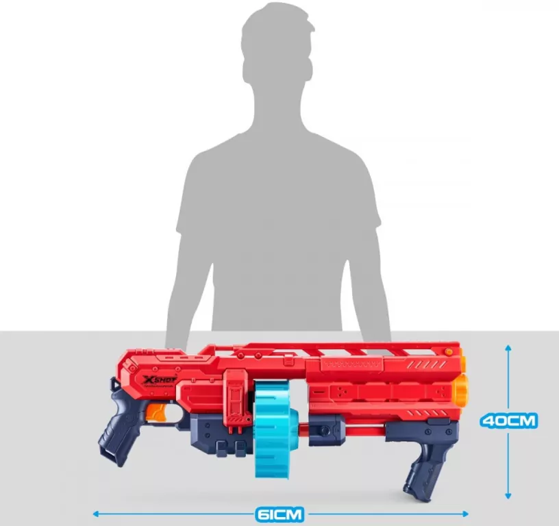 X-SHOT. Excel Fortress. Wyrzutnia 48 strzałek - tantis.pl