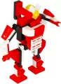Klocki konstrukcyjne Alleblox RobotUnion 65el czerwony - tantis.pl