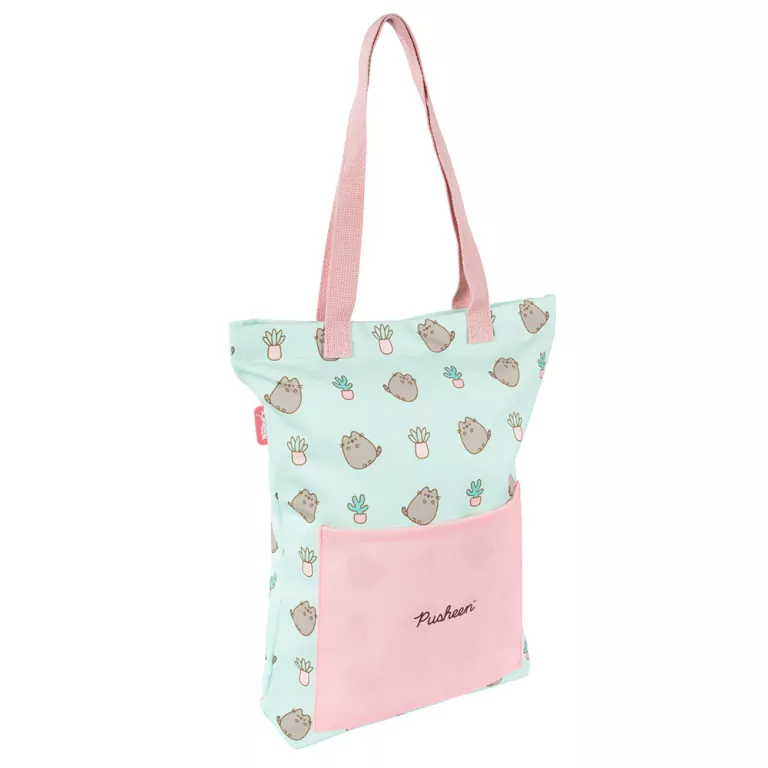 Torba na ramię Szoperka Pusheen Mint - tantis.pl