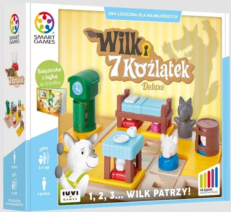 Smart Games Wilk i 7 koźlątek (PL) IUVI Games - tantis.pl