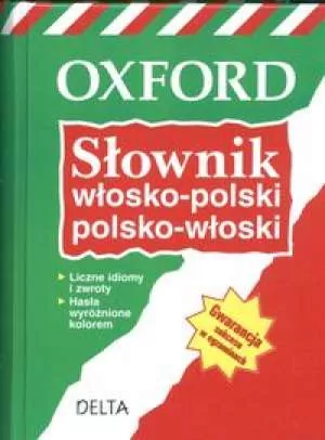 Oxford.Słownik włosko-polski polsko-włoski - tantis.pl
