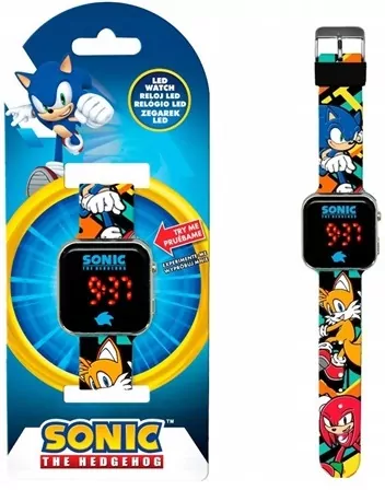 Zegarek LED z kalendarzem Sonic SNC4228M - tantis.pl