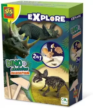 Explore Skamielina 2w1 Triceratops - tantis.pl