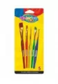 Pędzelki akrylowe. Colorino Kids. 5 sztuk - tantis.pl