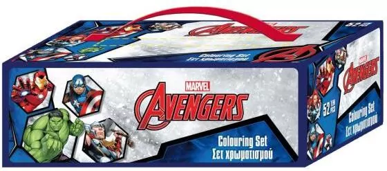 Zestaw artystyczny w kuferku Avengers - tantis.pl