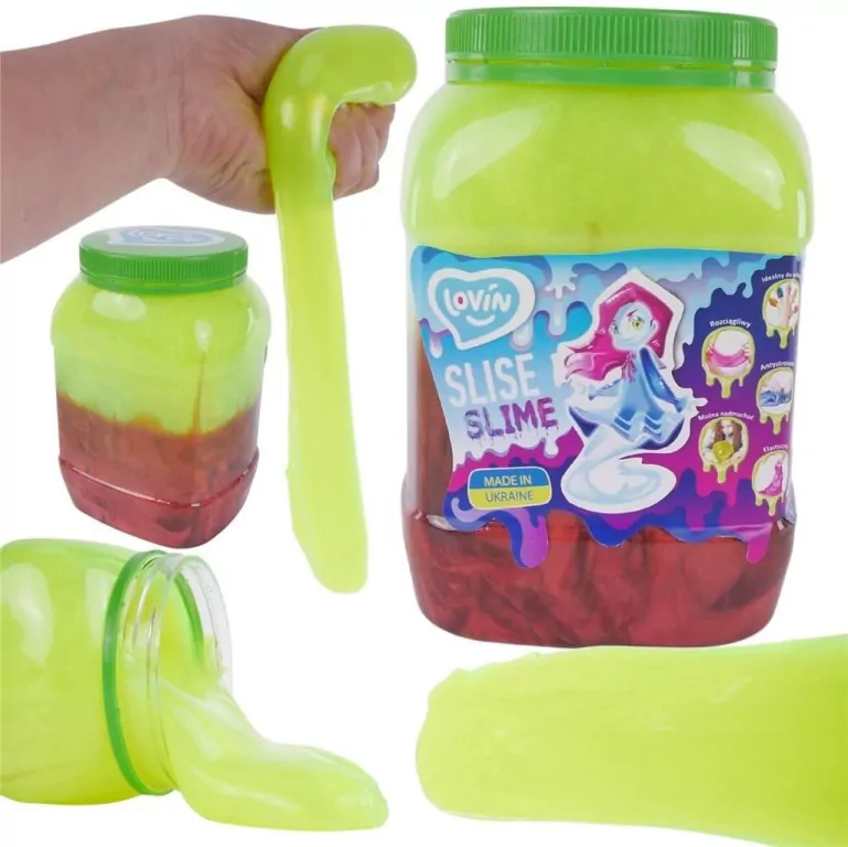 Glutek. Slime. Neon. Zapachowy nadmuchiwany 1150ml MIX - tantis.pl