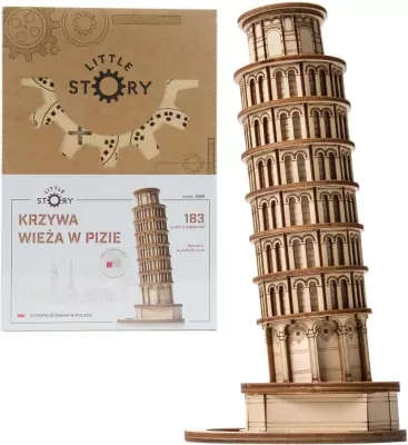 Puzzle Drewniane 3D Krzywa Wieża w Pizie