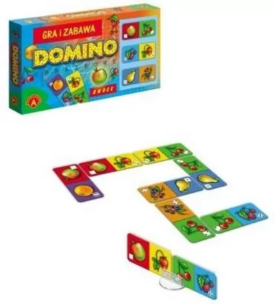 Domino obrazkowe. Owoce - tantis.pl