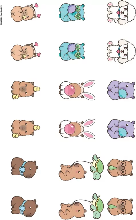 Blok Małego Artysty Kapi Fun - Kapibara A4/8 arkuszy - tantis.pl