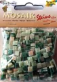 Mozaika kamyczki marmurkowe 5x5mm zielona - tantis.pl