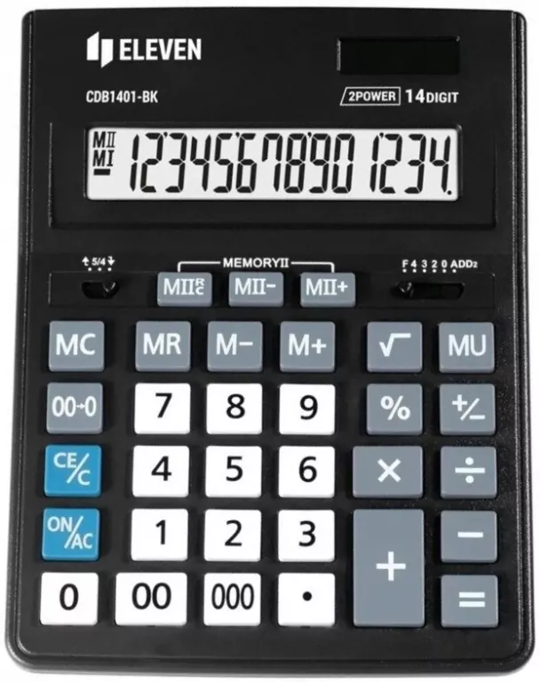 Kalkulator biurowy Eleven CDB1401-BK - tantis.pl