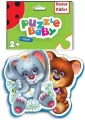 Piankowe puzzle królik i niedźwiedź - tantis.pl